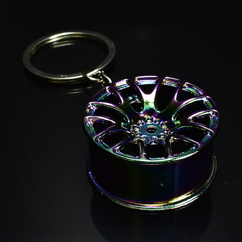 AstroMist Wheel Modified Metal Keychain