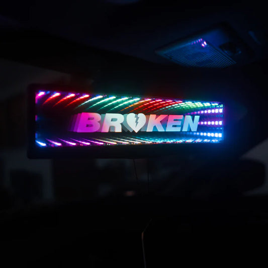 RGB LED REAR MIRROR BROKEN