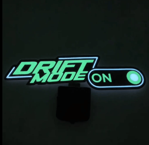 "Drift Mode ON" LEDスティッカー