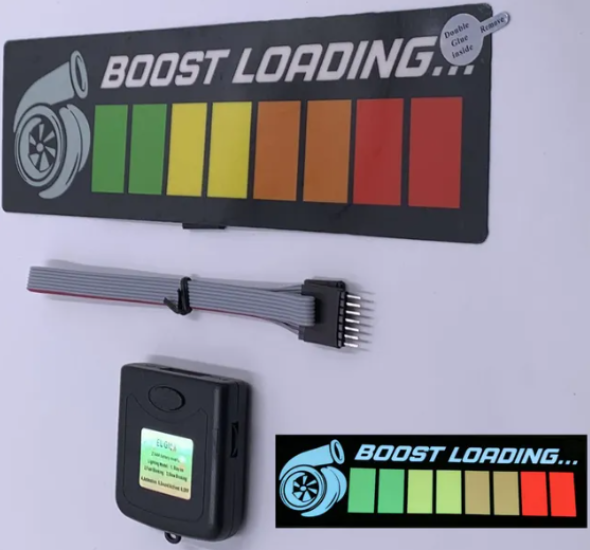 ”BOOST LOADING” 光るLEDステッカー